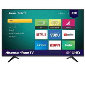 HISENSE TV 58" 4K ROKU TV SMART MODELO 58R6E3