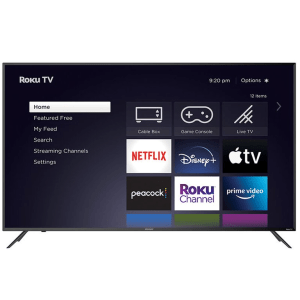 ELEMENT TV 65" ROKU TV SMART 4K UHD MODELO E4AA65R-6